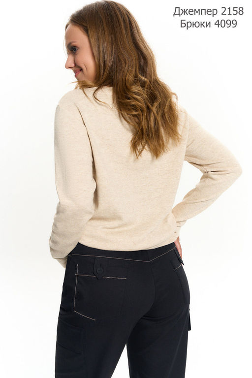 Джемпер AVE RARA 2158 Натуральный бежевый  фото 3