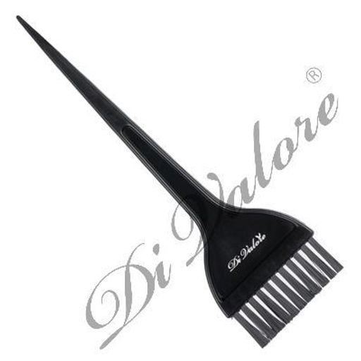 Di Valore 301-123#1 Кисть для окрашивания волос большая, ЧЕРНАЯ 20,5см