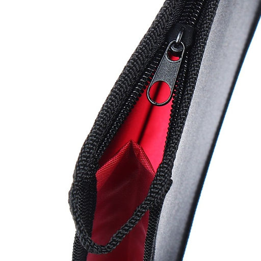 Папка пластиковая А5, 240 х 190 х 40 мм, молния сверху, Calligrata, Офис, фуксия  фото 5