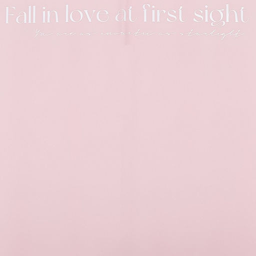 Цена за 20 шт. Пленка для цветов матовая, «Любовь», 58×58 см, розовый