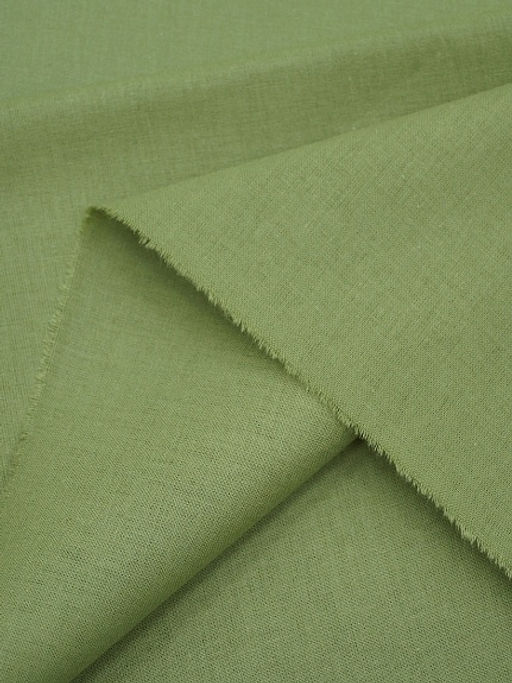 Поплин цв.Кленовый зеленый, СОРТ2, ш.2.2м, хлопок-100%, 105гр/м.кв - Купава фото 3