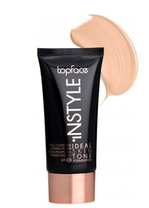 Topface Тональный крем Идеальный тон Instyle "Ideal Skin Tone Foundation" тон 05,слоновая 30мл PT458