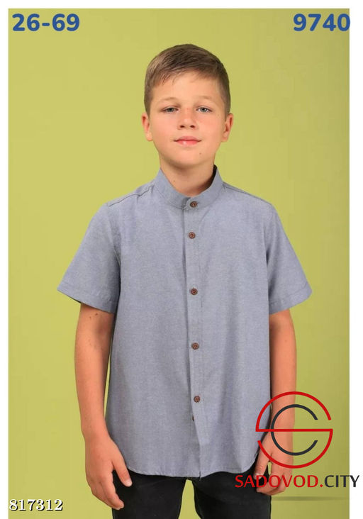Рубашка для мальчика школьная - Bruno фото 2