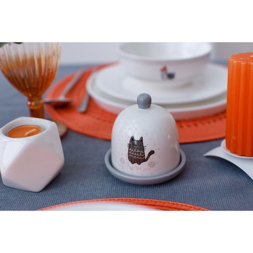 Лимонница Доляна «Уютные коты», 9×9 см