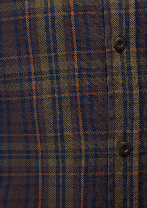 Kareli Haki Gomlek - Mavi фото 6