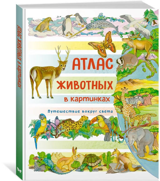 Атлас животных в картинках. Путешествие вокруг света. Барсотти Э. - Махаон фото 3
