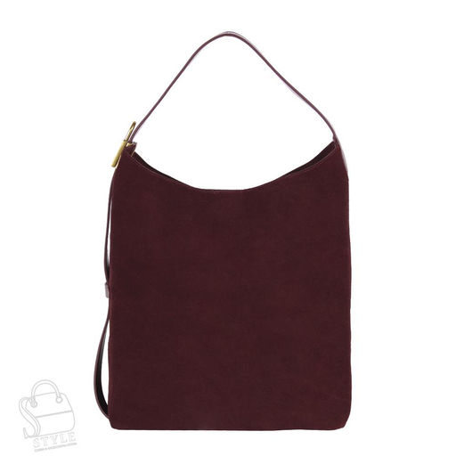 Сумка женская кожаная 56085BDAA wine red Baidou/50(дефект)