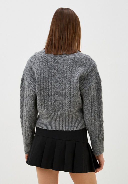 Укороченный кардиган с перламутровыми пуговицами - Incity фото 16