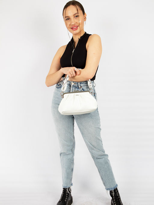 LACCOMA сумка Илария-ЛЦ802 белый эко кожа хлопок