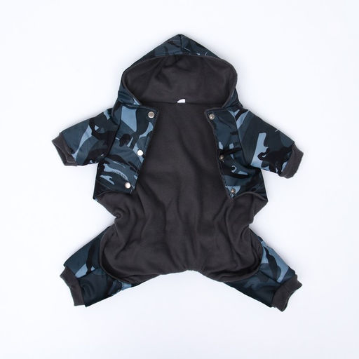 Комбинезон зимний для животных Камуфляж, 3XL (ДС 36-38, ОГ 48-52 см, ОШ 36-37 см), микс - Simaland фото 8