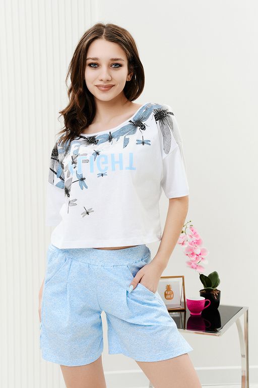 Костюм Натали 8333 футболка и шорты фото 61