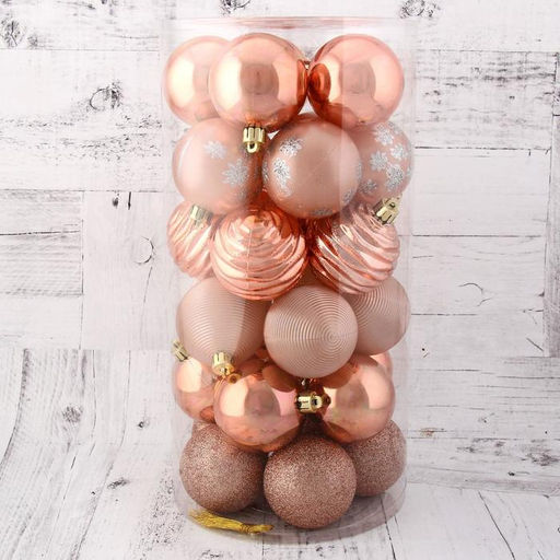 Ёлочные игрушки Империя, шары новогодние, d=6 см, набор 30 шт. - Зимнее волшебство фото 2