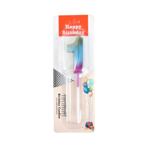 Свеча Цифра градиент / KL-11 /уп 12/600/ (0) - Галеонтрейд фото 14