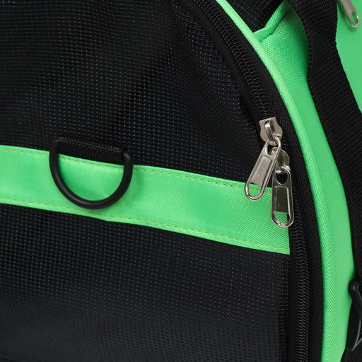 Сумка-переноска сетчатая, 48 х 26 х 31 см, зелёная - Пижон фото 7