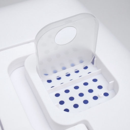 Туалет-домик, 35×50×35 см, пластик, голубой