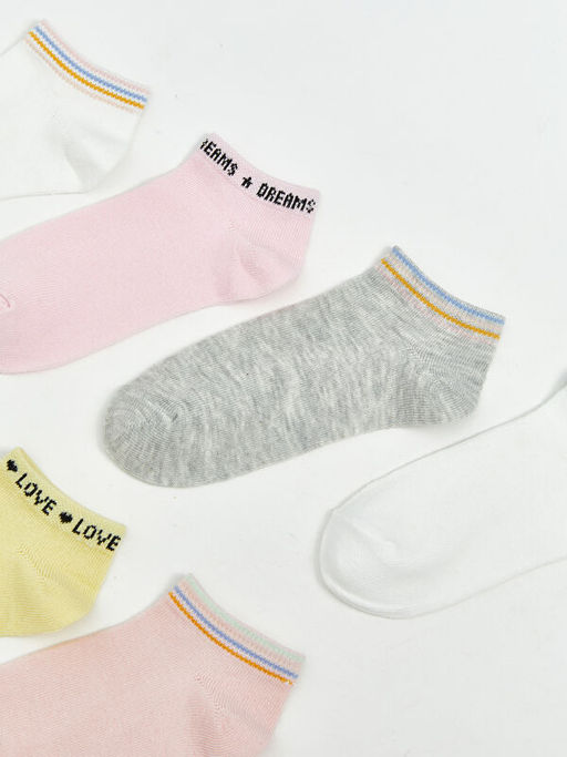 K?z ?ocuk Patik ?orap 7li