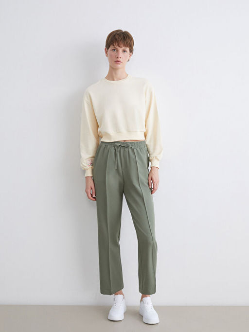 Beli Lastikli Kad?n Pantolon