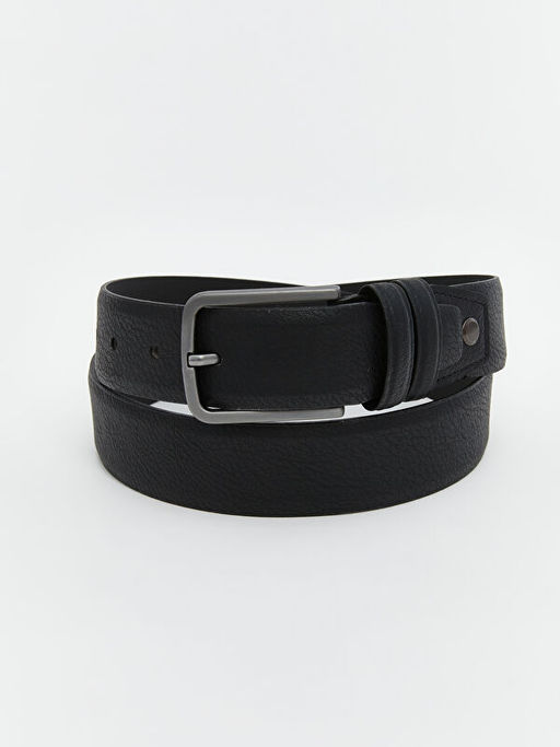 Deri G?r?n?ml? Erkek Kemer 2li