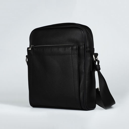 Сумка мужская TEXTURA через плечо, искусственная кожа, цвет чёрный  фото 2