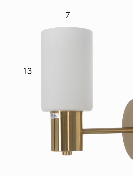 Бра 74535/1W, 1x40Вт, E14, цвет латунь