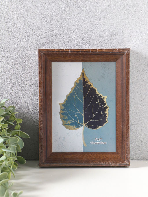 Фоторамка для фото 13×18 см «Прованс», пластик, т. коричневый, 21.7×16.8×3 см