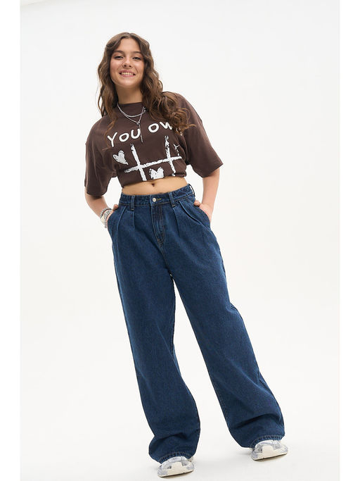 В наличии Джинсы багги