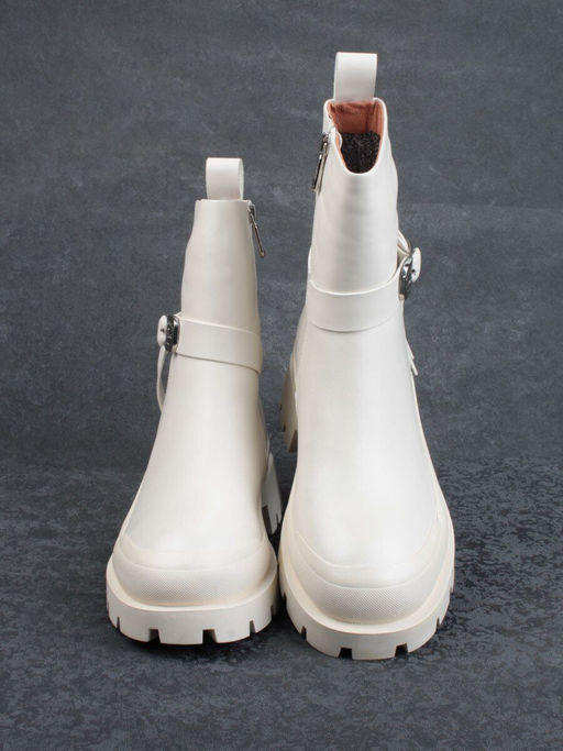 04-M3-L813 BEIGE Ботинки зимние женские (натуральная кожа, натуральный мех)