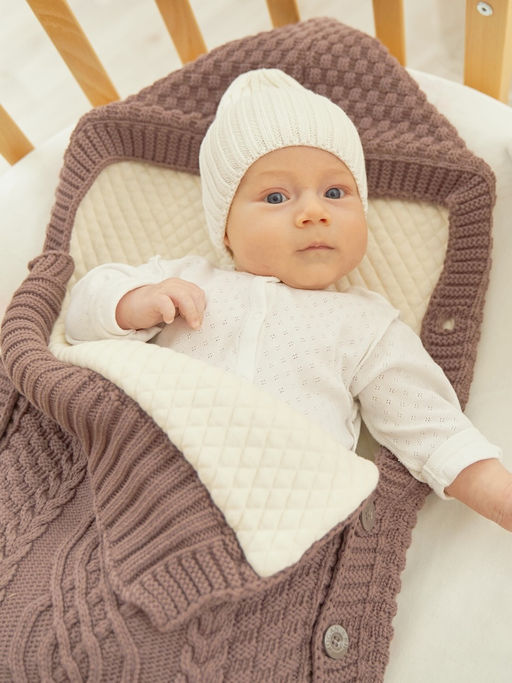 Кофейный детский конверт - Kogankids фото 5