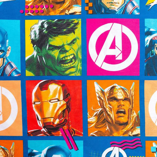 Постельное бельё 1,5 сп Avengers 143*215 см, 150*214 см, 50*70 см -1 шт - Marvel фото 3