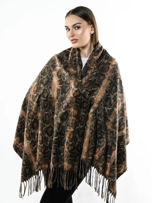 Яркий палантин с анималистичным принтом - Pretty mania фото 3