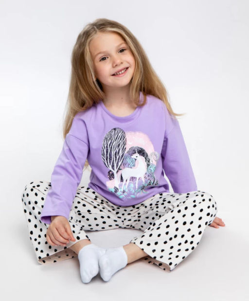 Пижама с принтом мультицвет Button Blue