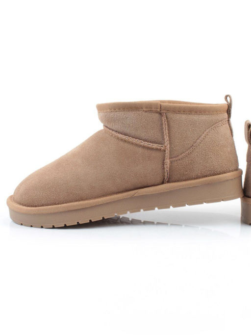 PF8300-3 BEIGE Угги женские (натуральная замша, 100% шерсть)