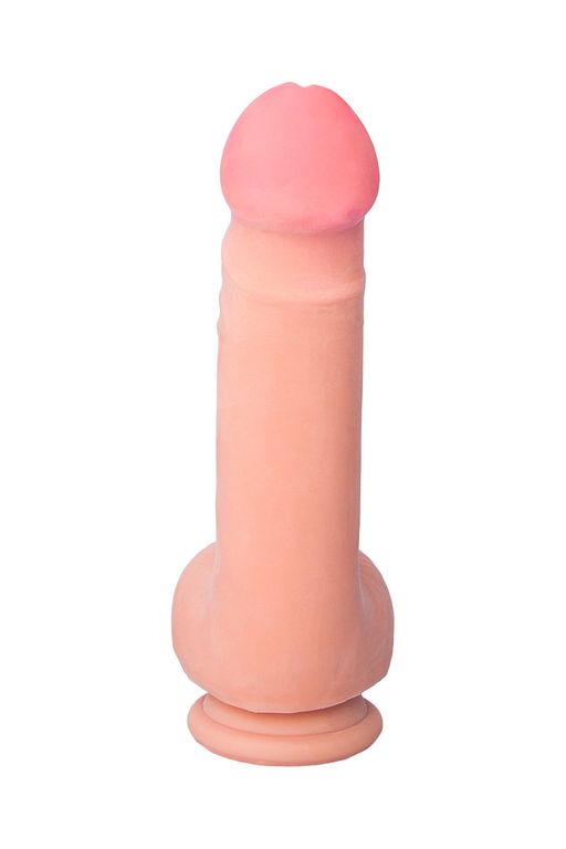 Вибратор с пультом ДУ TOYFA RealStick Elite Vibro, перезаряжаемый, TPR, телесный, 10 режимов вибраци