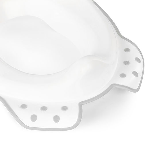 Накладка для унитаза детская (антискользящая) бело-серый