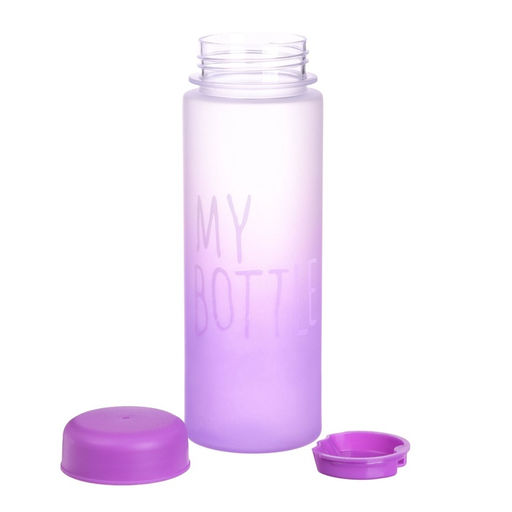 Бутылка для воды My bottle, 500 мл, 19.5×6 см, спортивная, фиолетовая