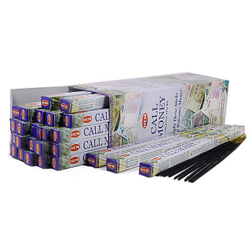 Благовония HEM sq Call Money привлекающие деньги уп-25шт 8 палочек