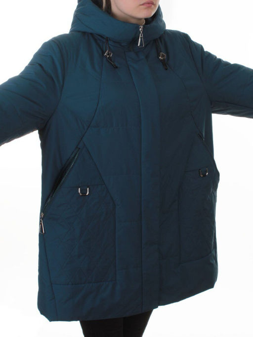 B-617 BLUE Куртка демисезонная женская (100 гр. холлофайбер)