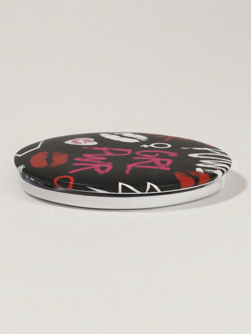 Цена за 2 шт. Зеркало складное GRL PWR, d=7.3 см, с увеличением х2, чёрное