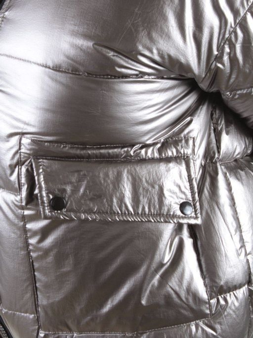 1839 BROWN/SILVER Куртка демисезонная женская LeiBaiYi - Fashion фото 5