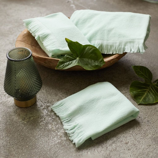 Полотенце махровое Love Life Fringe, 70х130 см, цвет мятный, 100% хлопок, 380 гр/м2 - Lovelife фото 5