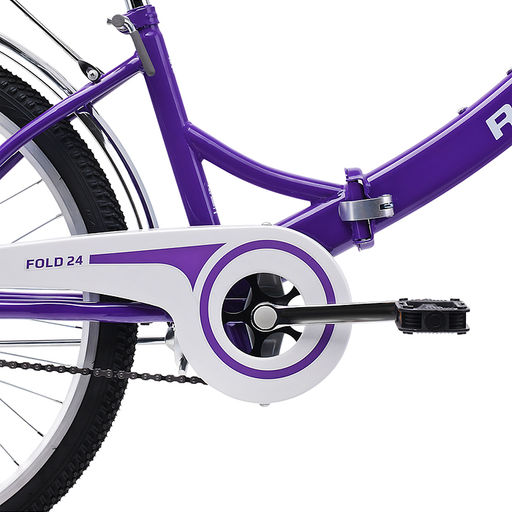 Велосипед 24" Rocket City Fold 24, цвет фиолетовый, размер 16"