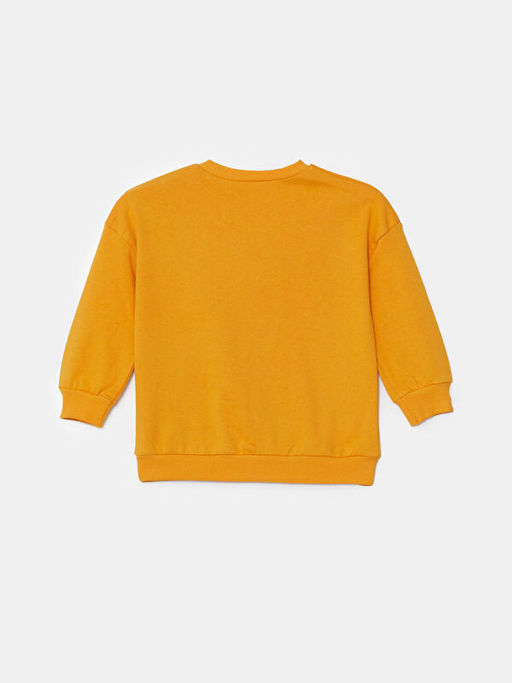 Bisiklet Yaka Bask?l? Erkek Bebek Sweatshirt - Waikiki фото 2