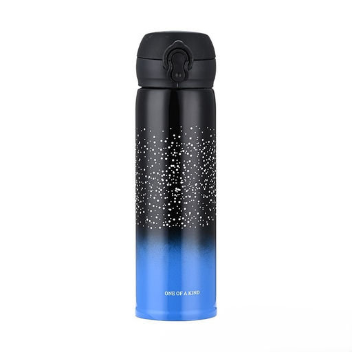 Термос Shine, dark blue (500 ml) - I likegift фото 2