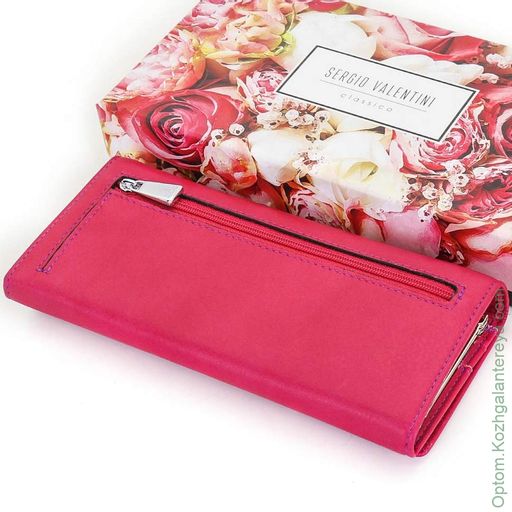 Большой женский кожаный кошелек Sergio Valentini СВ 8142-035 фото 3