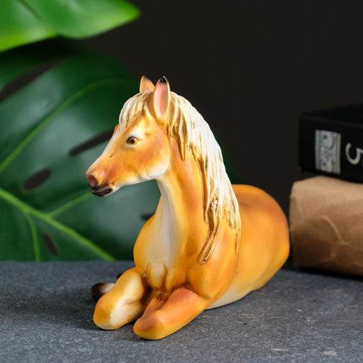 Фигурка полистоун «Лошадь», рыжий, 14×8×10 см