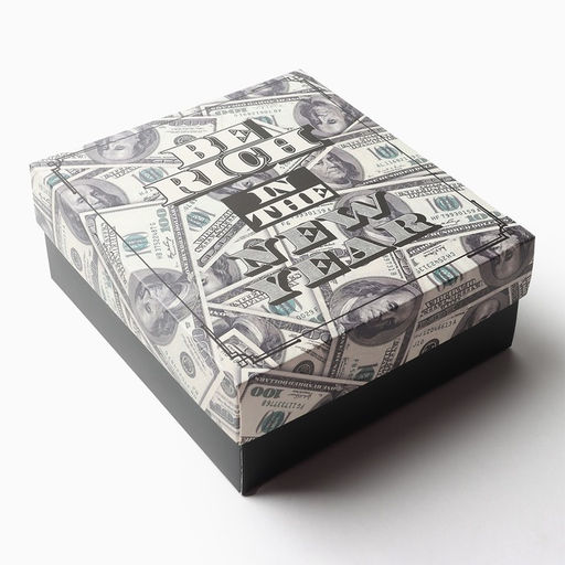 Набор подарочный KAFTAN Be rich, носки 3 пары, размер 41-44 (27-29 см), термос, открытка