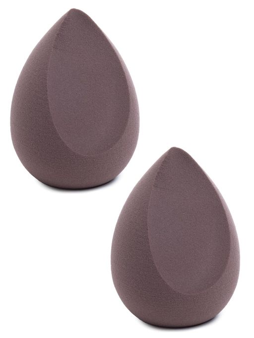 Набор спонжей для макияжа 2 шт, шоколад - Nj фото 2