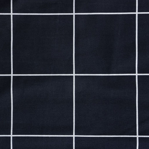 Постельное бельё Этель дуэт Клетка цвет чёрный 143х215-2 шт, 220х240, 50х70-2 шт, бязь, 125 г/м2  фото 3