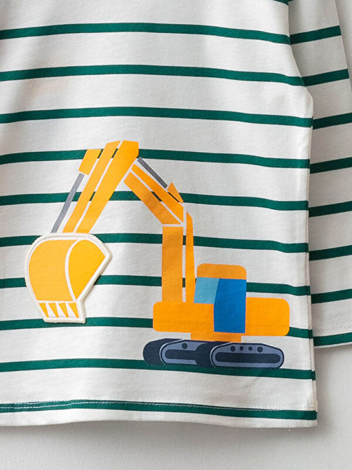 Bisiklet Yaka Uzun Kollu Pamuklu Erkek Bebek Ti??rt 2li - Waikiki фото 3