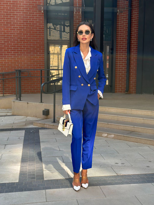 Брюки AURA 4157-170 синий фото 3